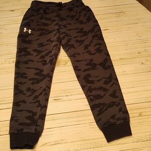 Under Armour Kids Camo Sweatpants - Gray and Black